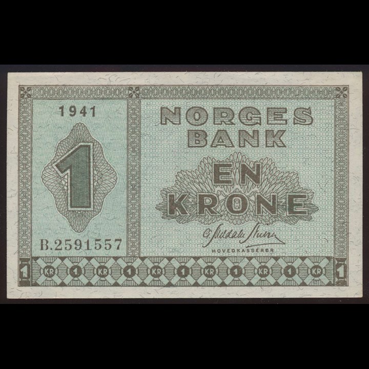 1 Krone 1941 B Kv 0/01
