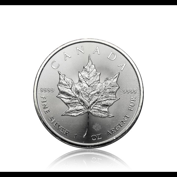 Canada $5 Maple Leaf 1 Oz 9999 Sølv