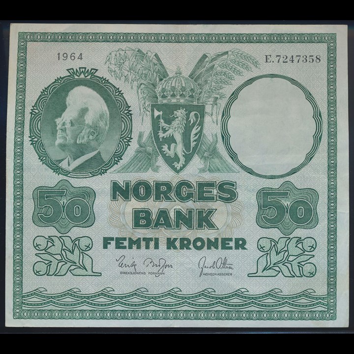 50 Kroner 1964 E Kv 1