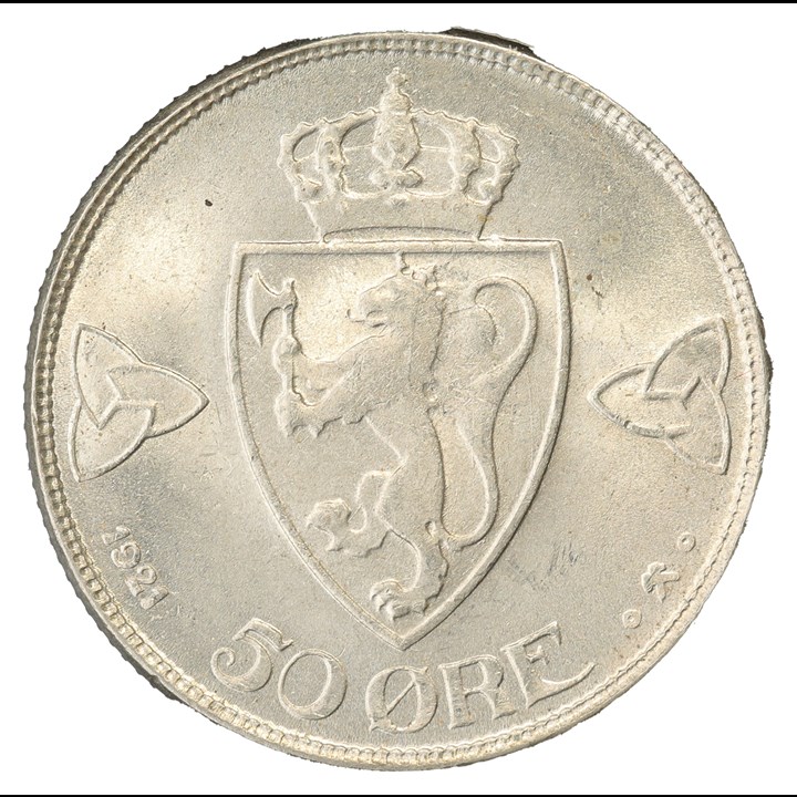 50 Øre 1921 Kv 0