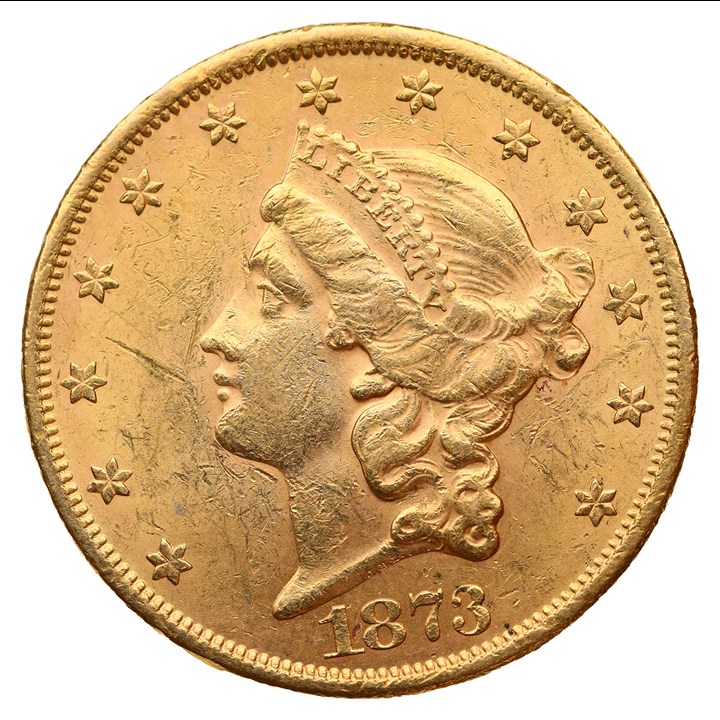 USA 20 Dollar 1873 AU
