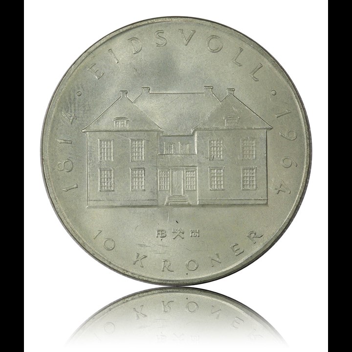 10 Kroner 1964 Sølv