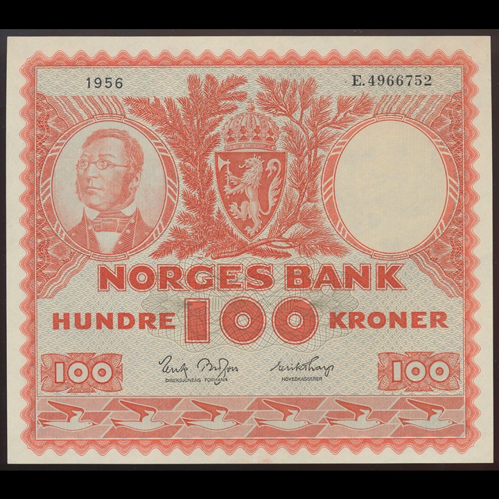 100 Kroner 1956 E Kv g01 (AU)