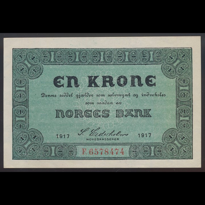 1 Krone 1917 F Kv 01