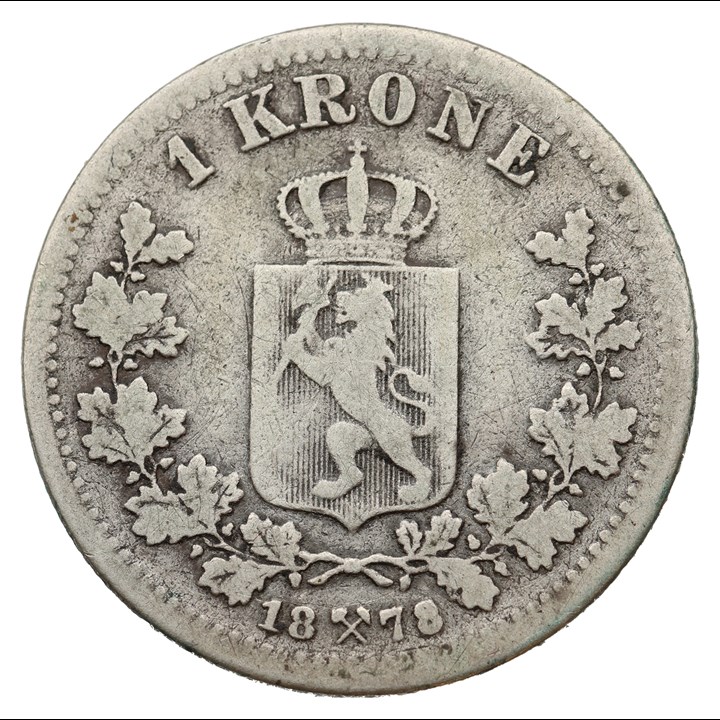 1 Krone 1878 Kv 1-