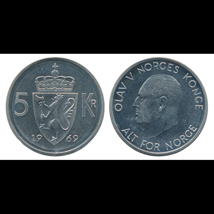 5 Kroner 1969 Prakt