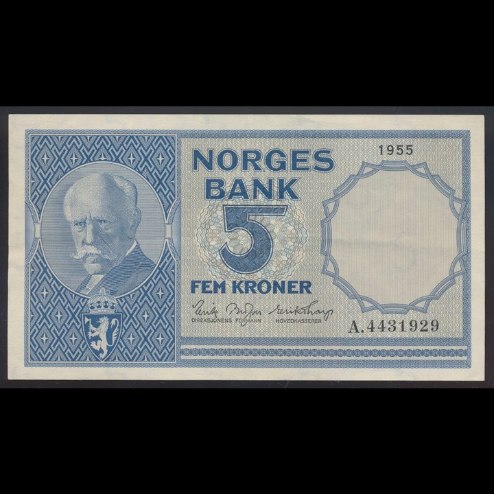 5 Kroner 1955 A Kv 1+