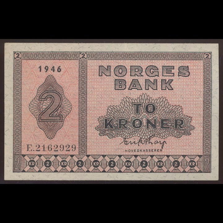 2 Kroner 1946 E Kv 1+/01
