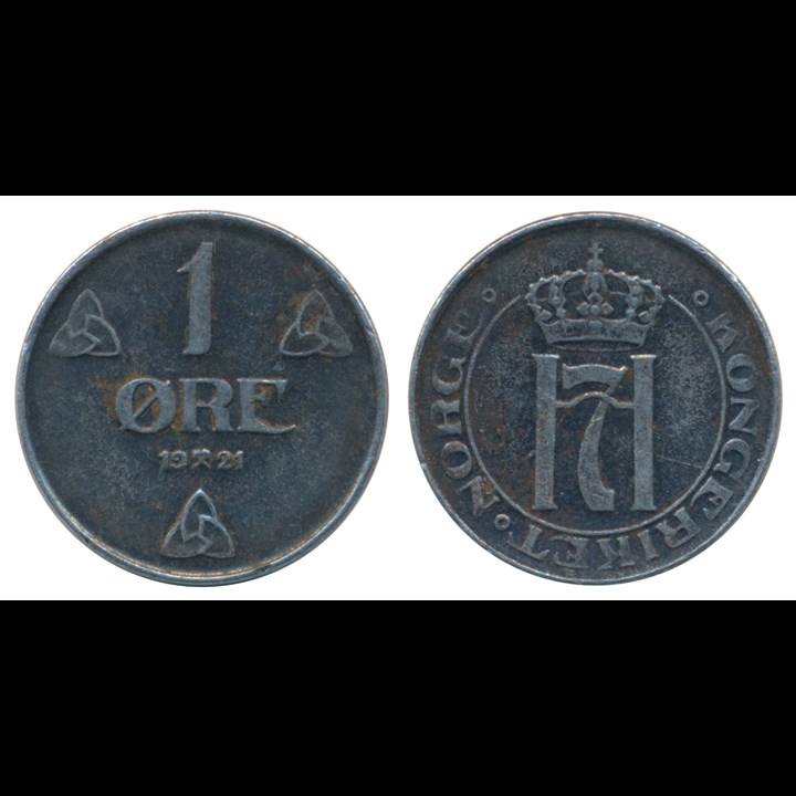 1 Øre 1921 Jern Kv 1+