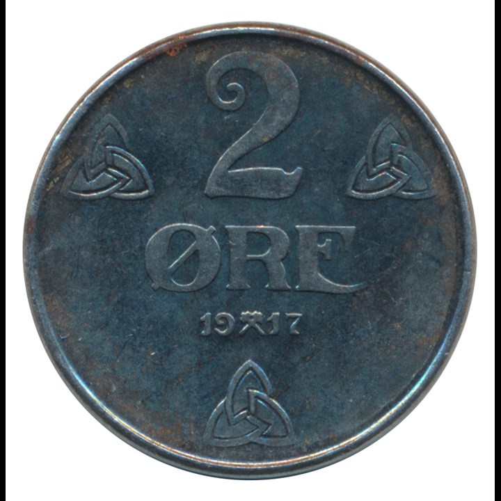 2 Øre 1917 Kv 01