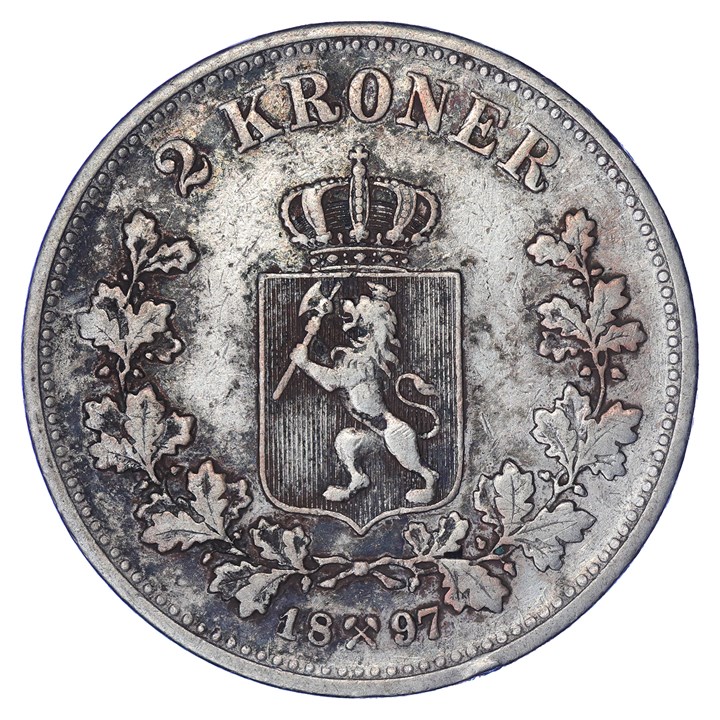 2 Kroner 1897 Kv 1