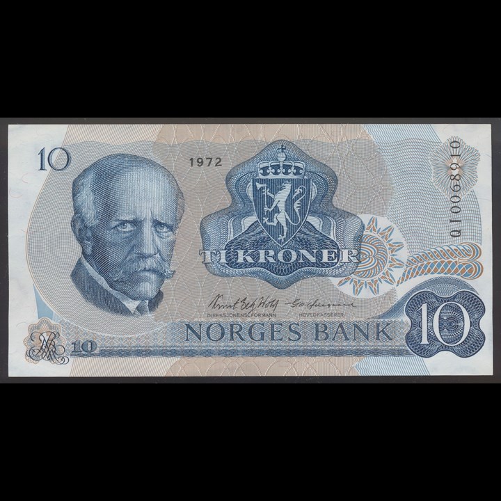 10 Kroner 1972 QI Erstatning Kv 0