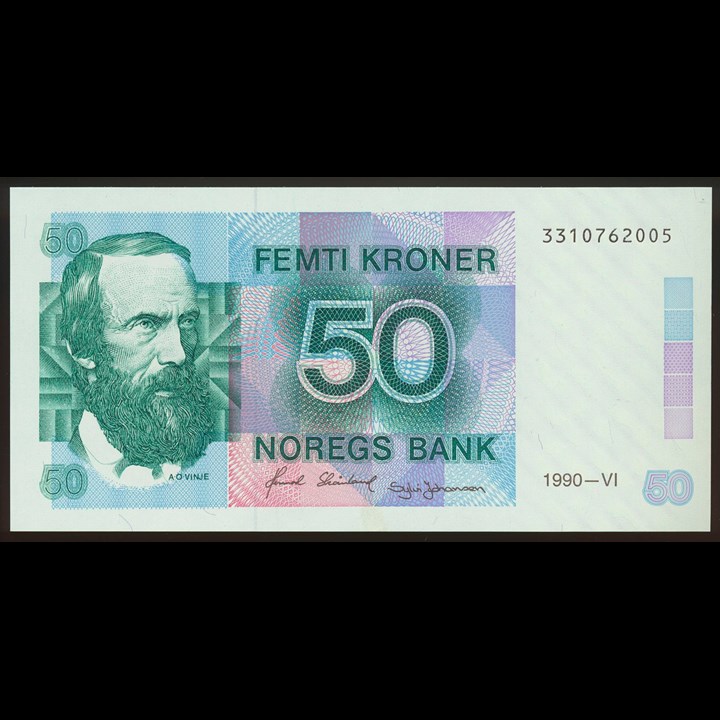 50 Kroner 1990 Kv 0