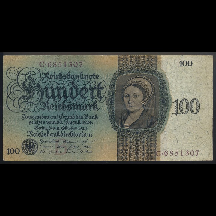 Germany 100 Reichsmark 1924 VF