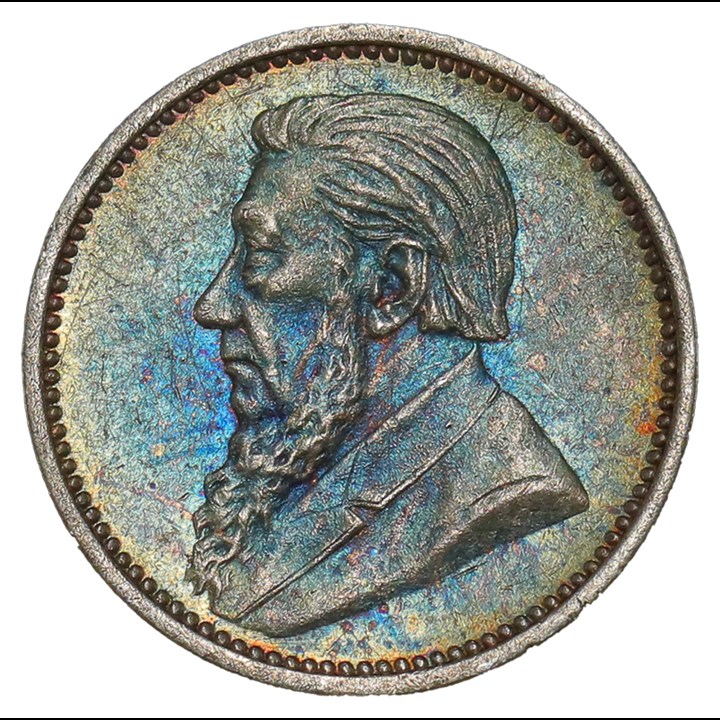 ZAR 3 Pence 1892 AU