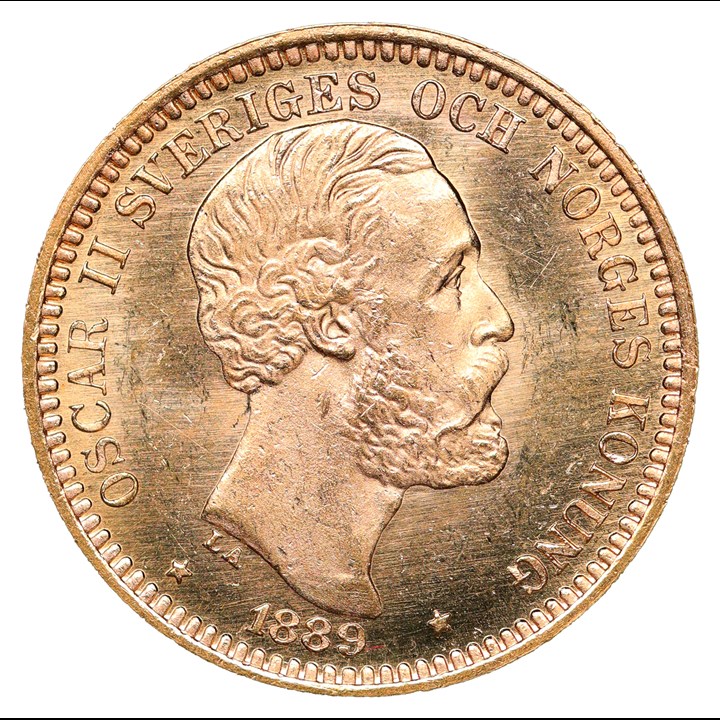 Sweden 20 Kronor 1889 UNC
