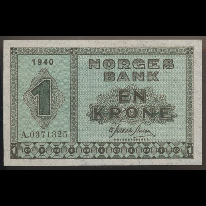 1 Krone 1940 A Kv 0/01