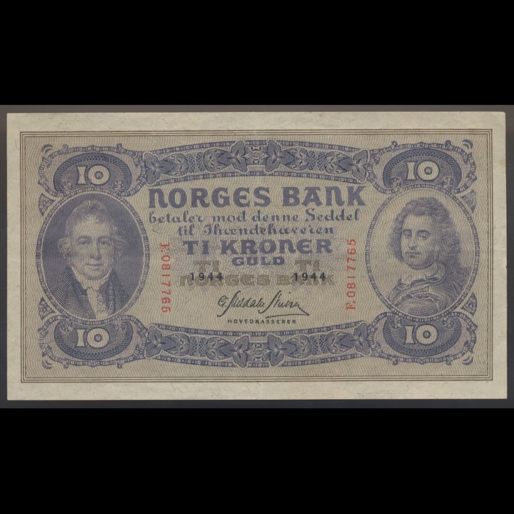 10 Kroner 1944 F Kv 1+