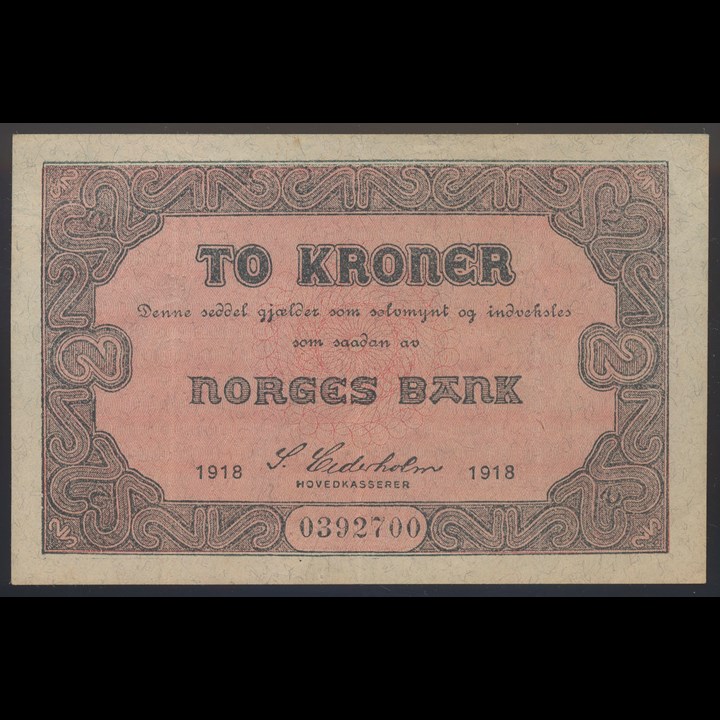 2 Kroner 1918 Kv 1/1+