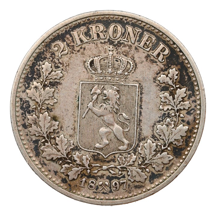 2 Kroner 1897 Kv 1