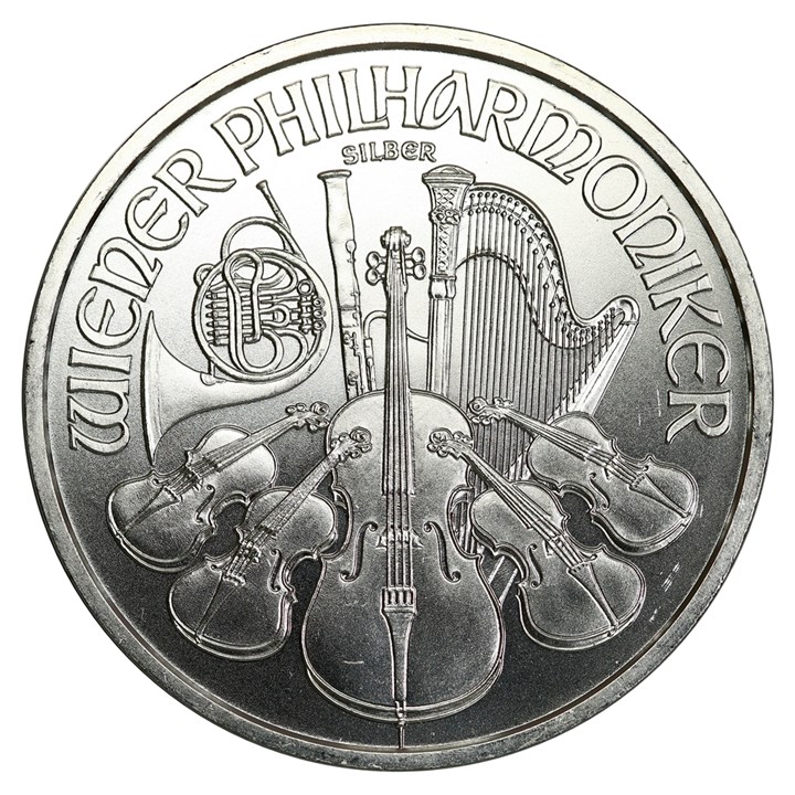 Østerrike Forseglet Monsterbox med 500 Stk Wiener Philharmonic 1 Oz sølv