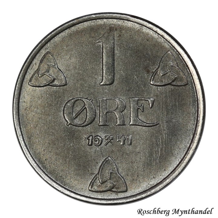 1 Øre 1941 J Kv 0