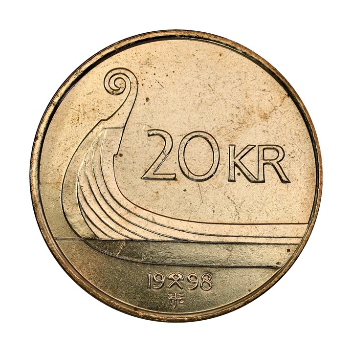 20 Kroner 1998 Kv 0