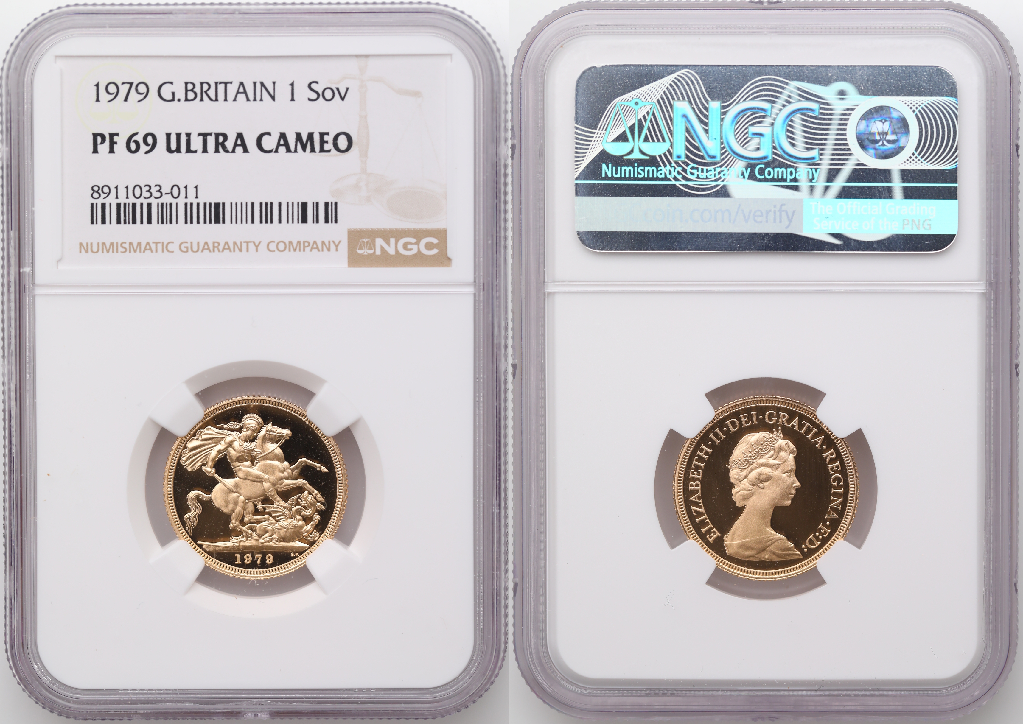 Great Britain Sovereign 1979  Kv: NGC PF69UCAM
