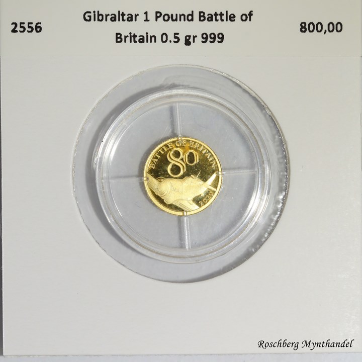 Gibraltar 1 Pound Battle of Britain 0,5 gr 999