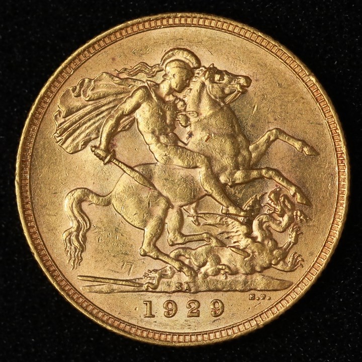 Sør-Afrika Sovereign 1929 SA Kv 1+/01