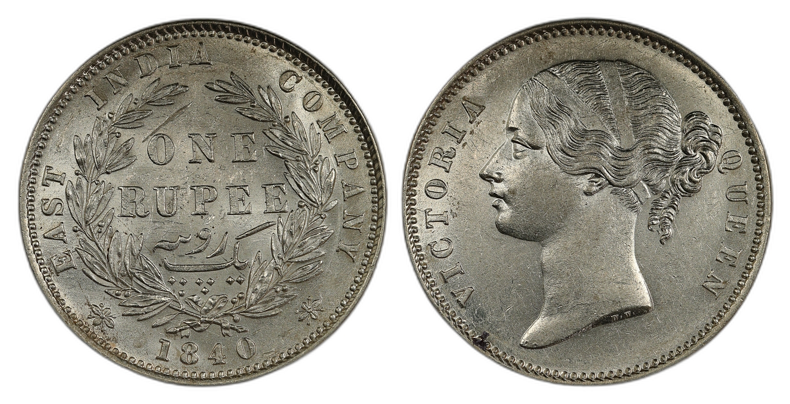 Br India Rupee 1840 Kv: AU