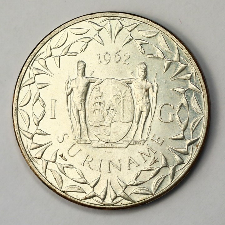 Suriname 1 Gulden 1962 Kv 0