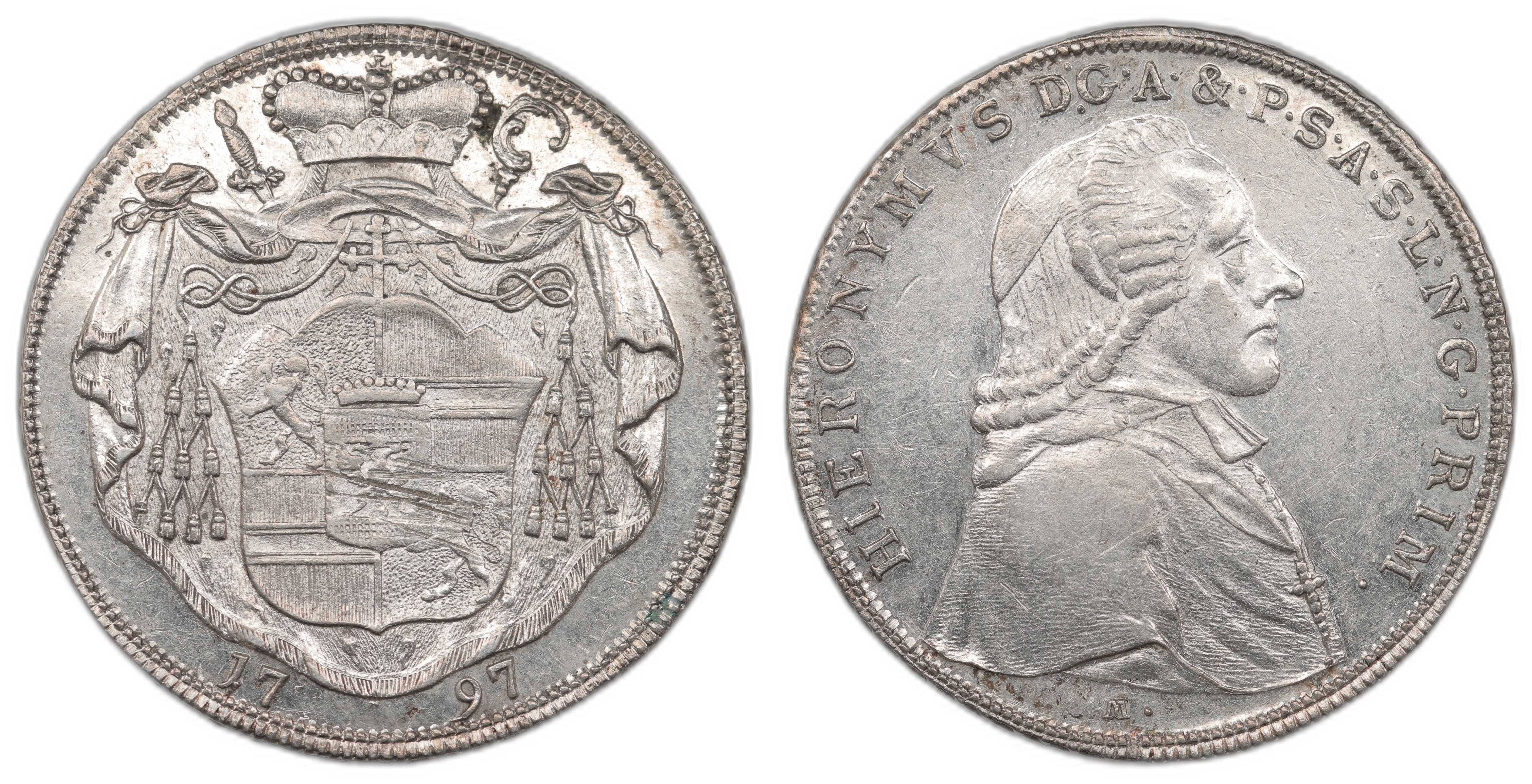 Austria 1/2 Thaler 1797 UNC