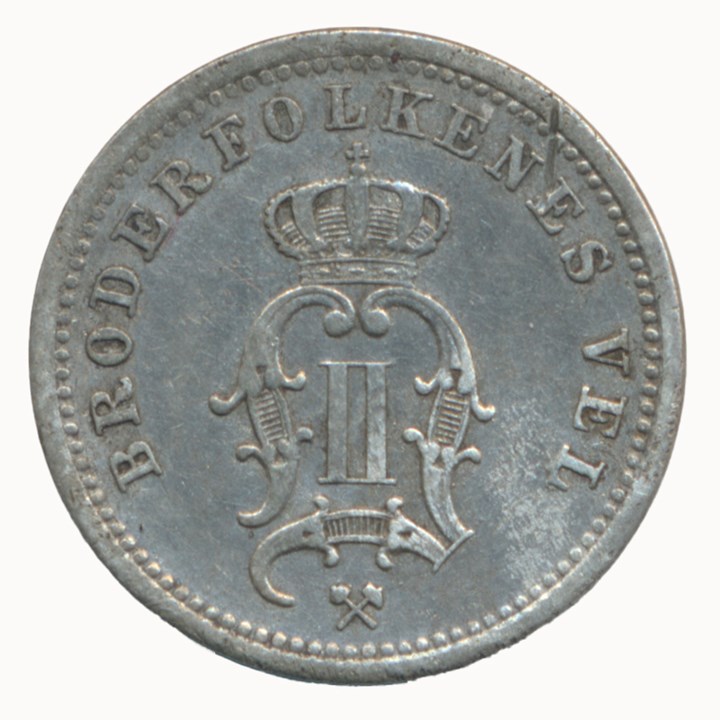 10 Øre 1878 Kv 1+