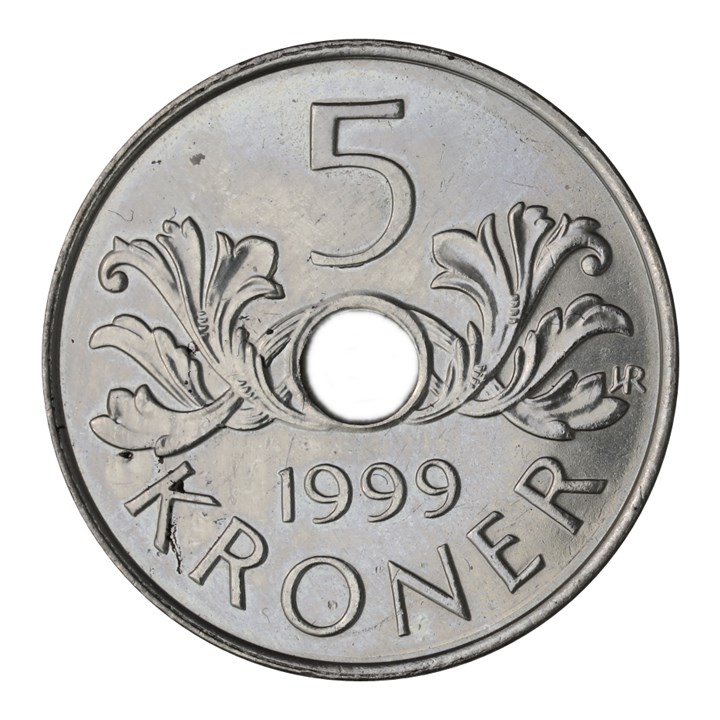 5 Kroner 1999 Kv 0