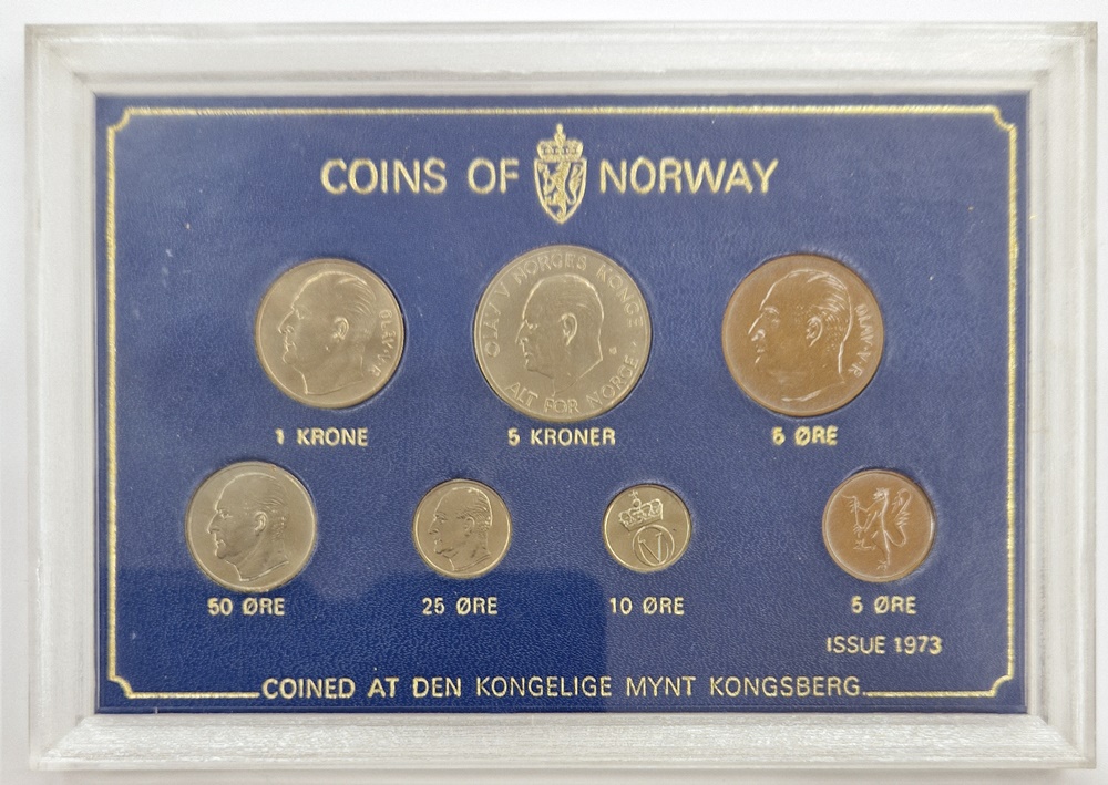 Myntsett 1973 Hardplast