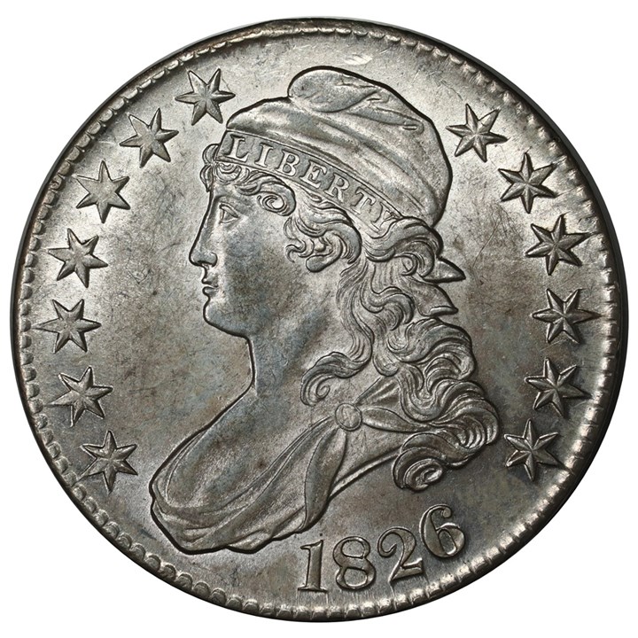 USA Halfdollar 1826 Kv 0/01