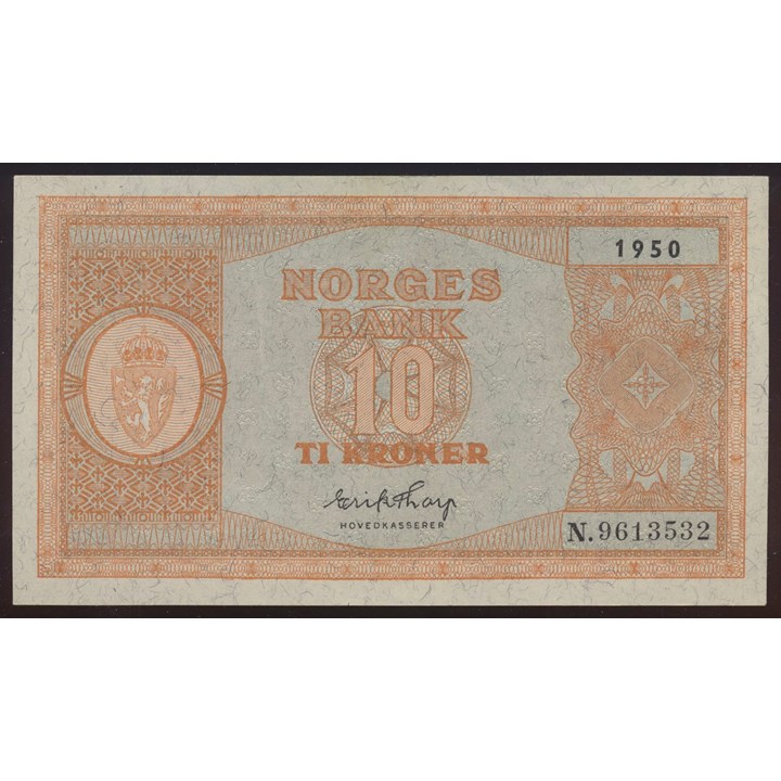 10 Kroner 1950 N Kv 0/01