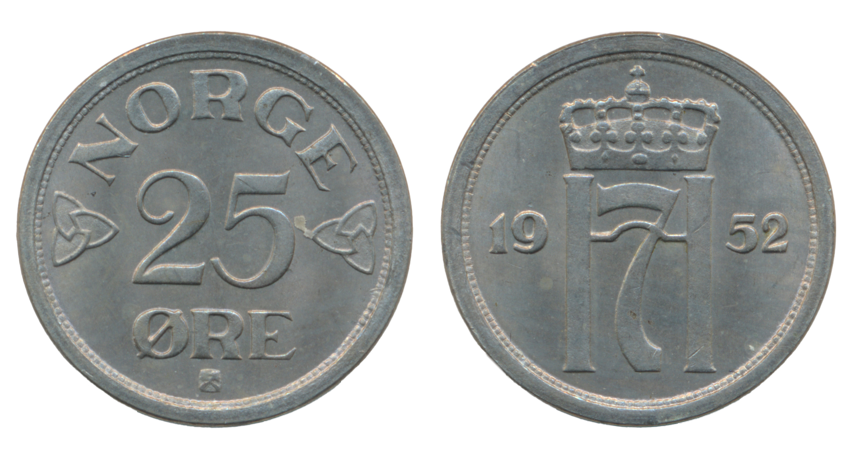 25 Øre 1952 Kv 0