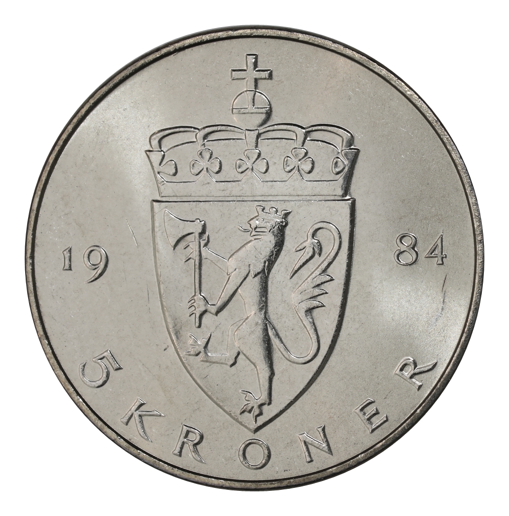 5 Kroner 1984 Kv 0