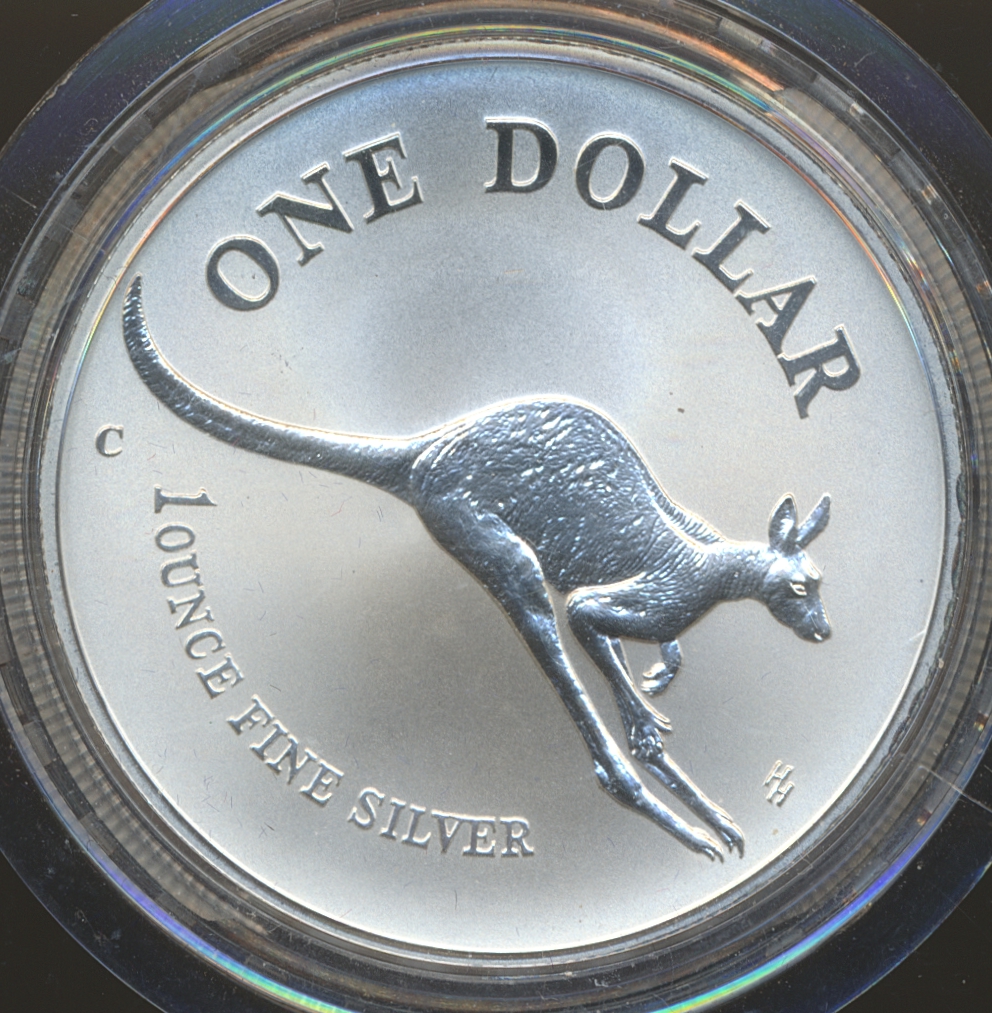Australia Kangaroo 1994 1 Oz 999 Sølv UNC