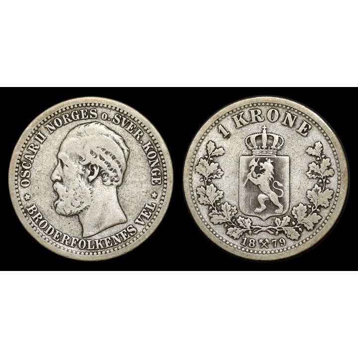 1 Krone 1879 Kv 1