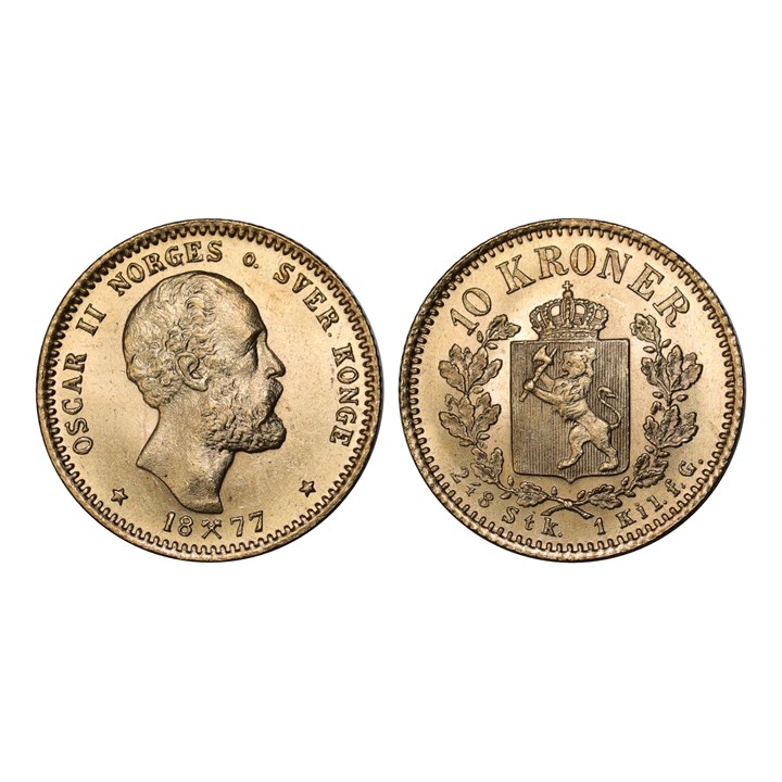 10 Kroner 1877 Kv 0, Utsøkt eksemplar