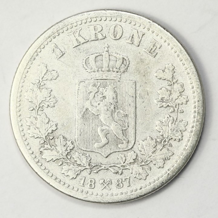 1 Krone 1887 Kv 1