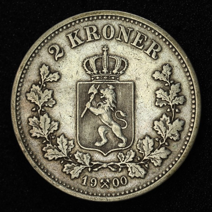 2 Kroner 1900 Kv 1