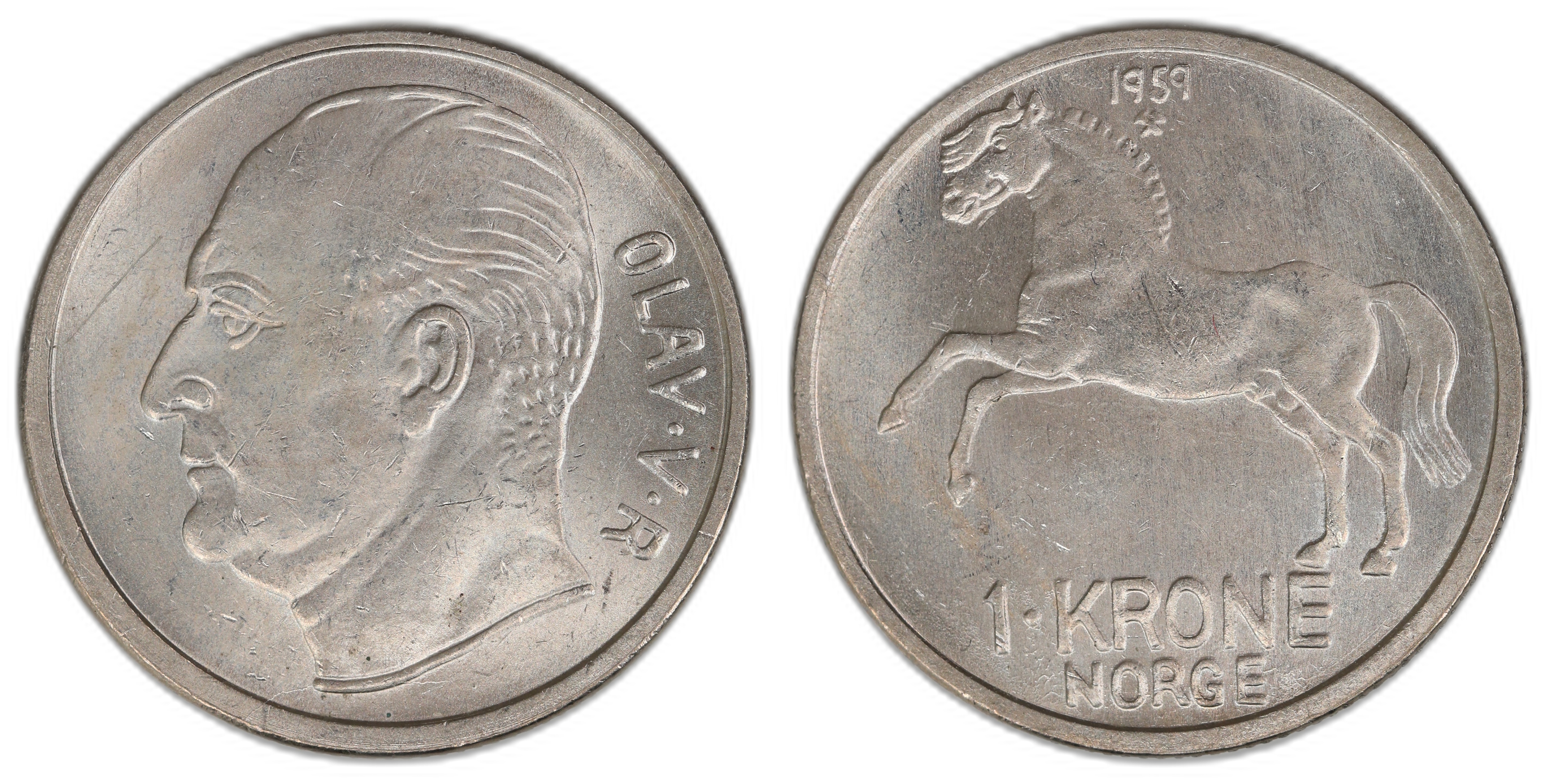 Norge 1 Krone 1959  Kv: 0