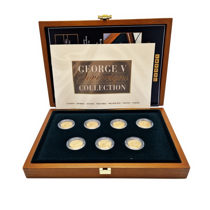 George V Sovereign Mint Mark Set