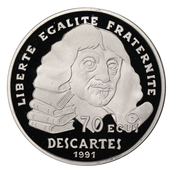 Frankrike 500 Francs 1991 Platina