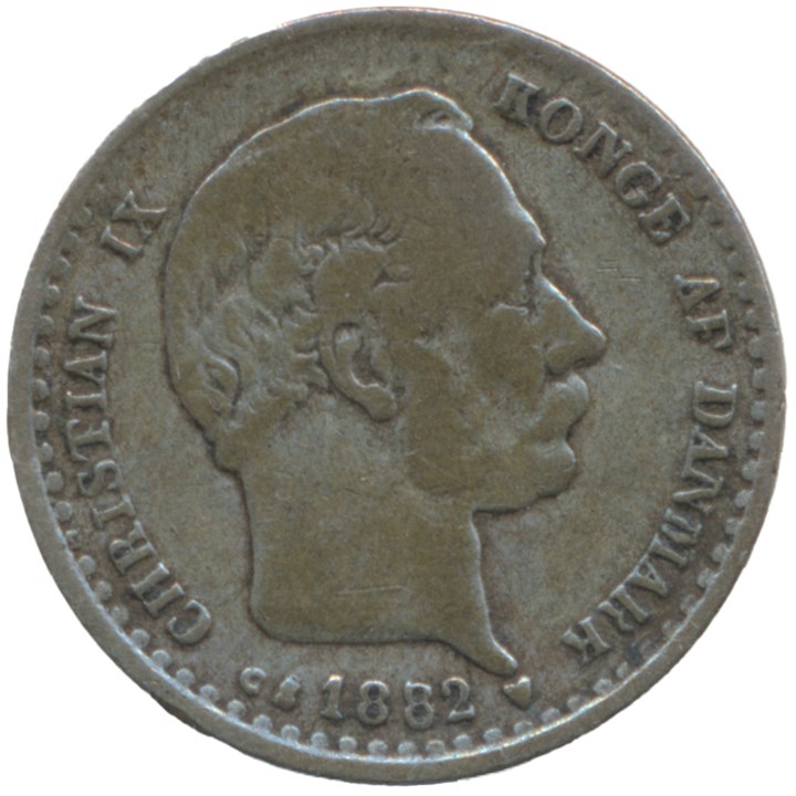 Danmark 10 Øre 1882 Kv 1-