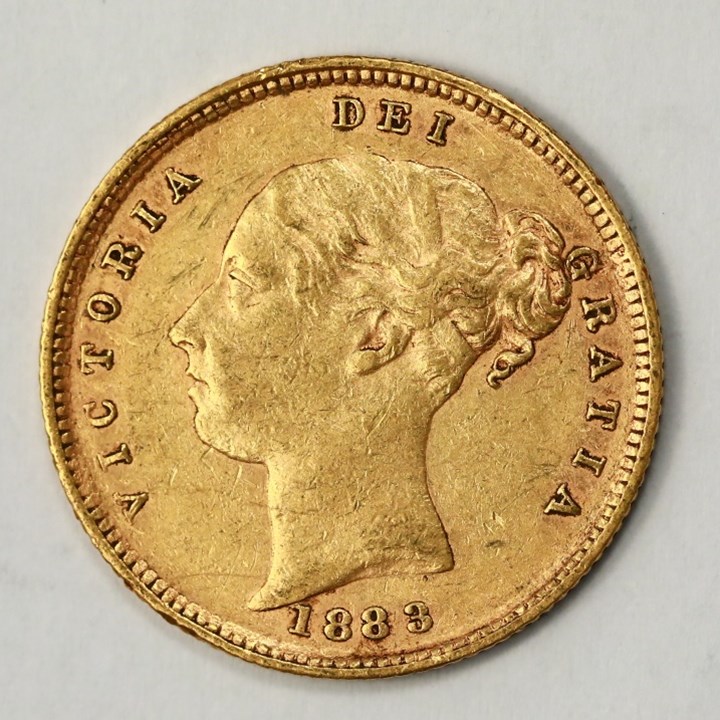 England Half Sovereign 1883 Kv 1+